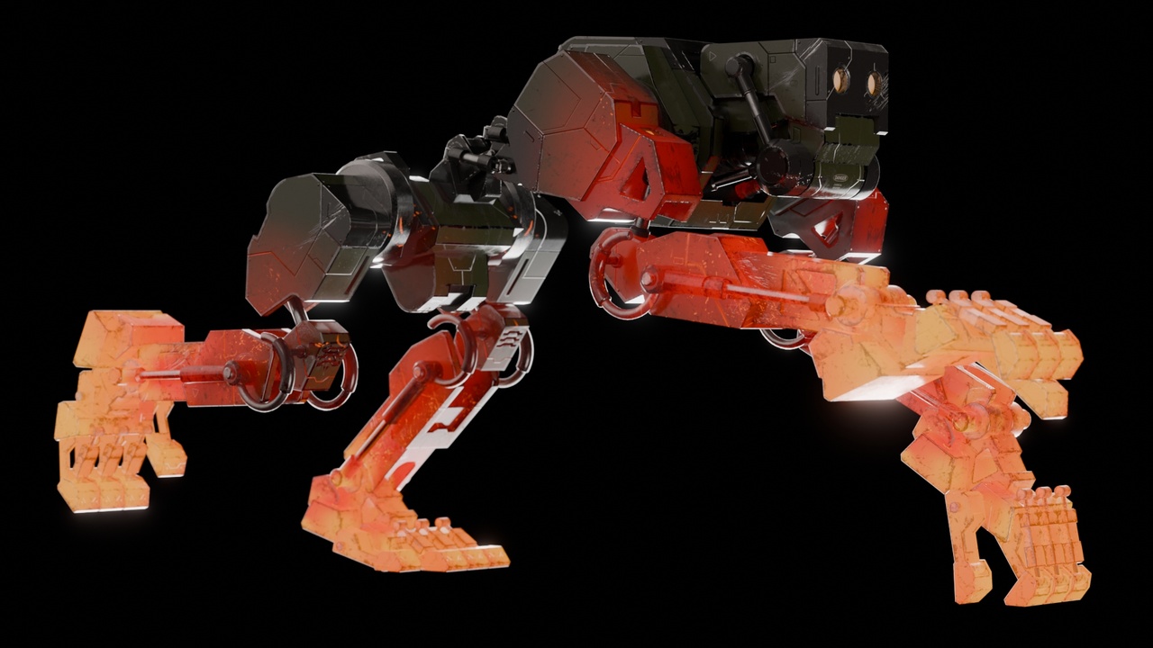 Media 1 for listing Ape Lava Robot (Animated)