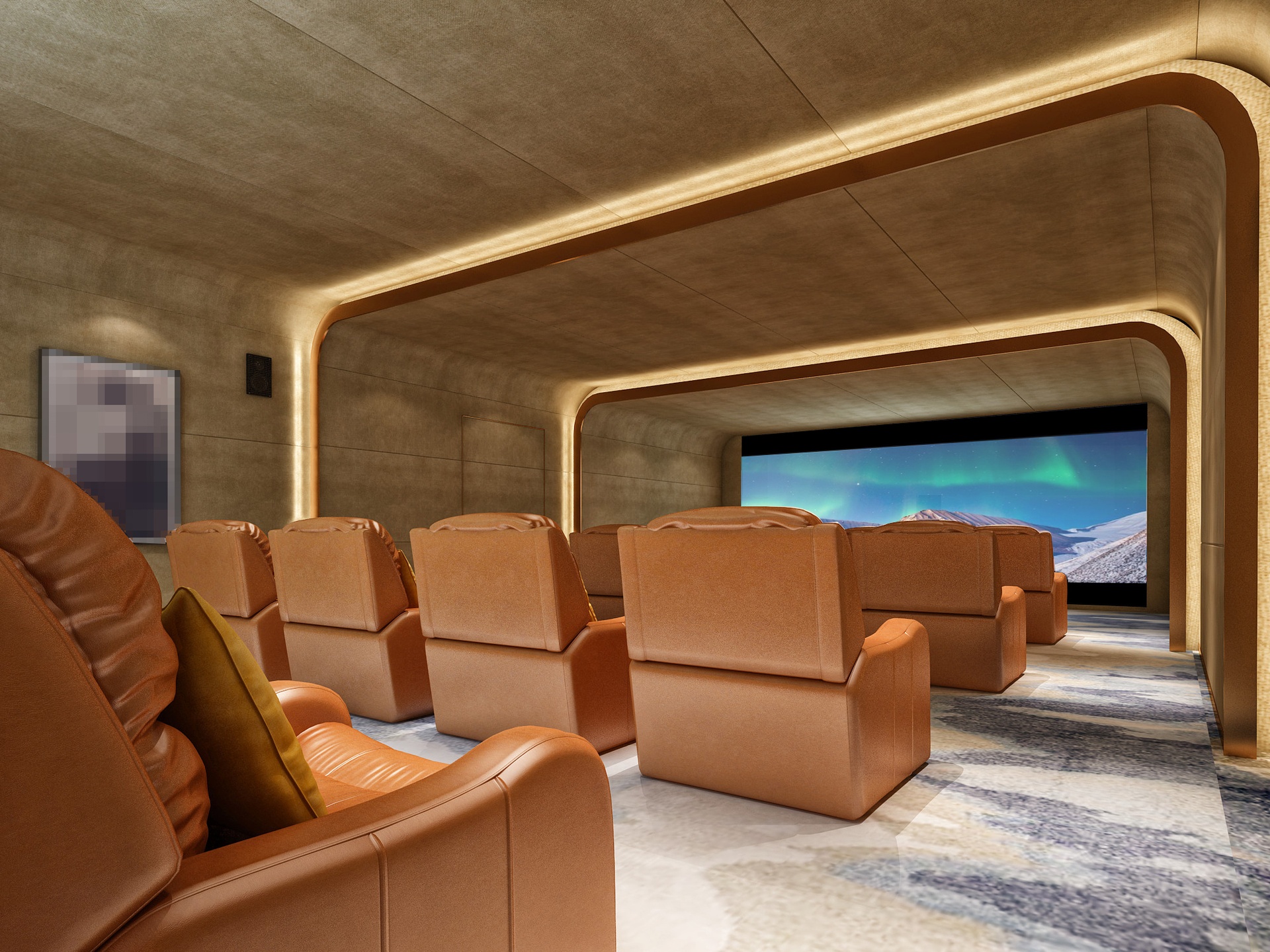 Media 1 for listing Luxury Private Home Theater | Modern Interior Vol.01
