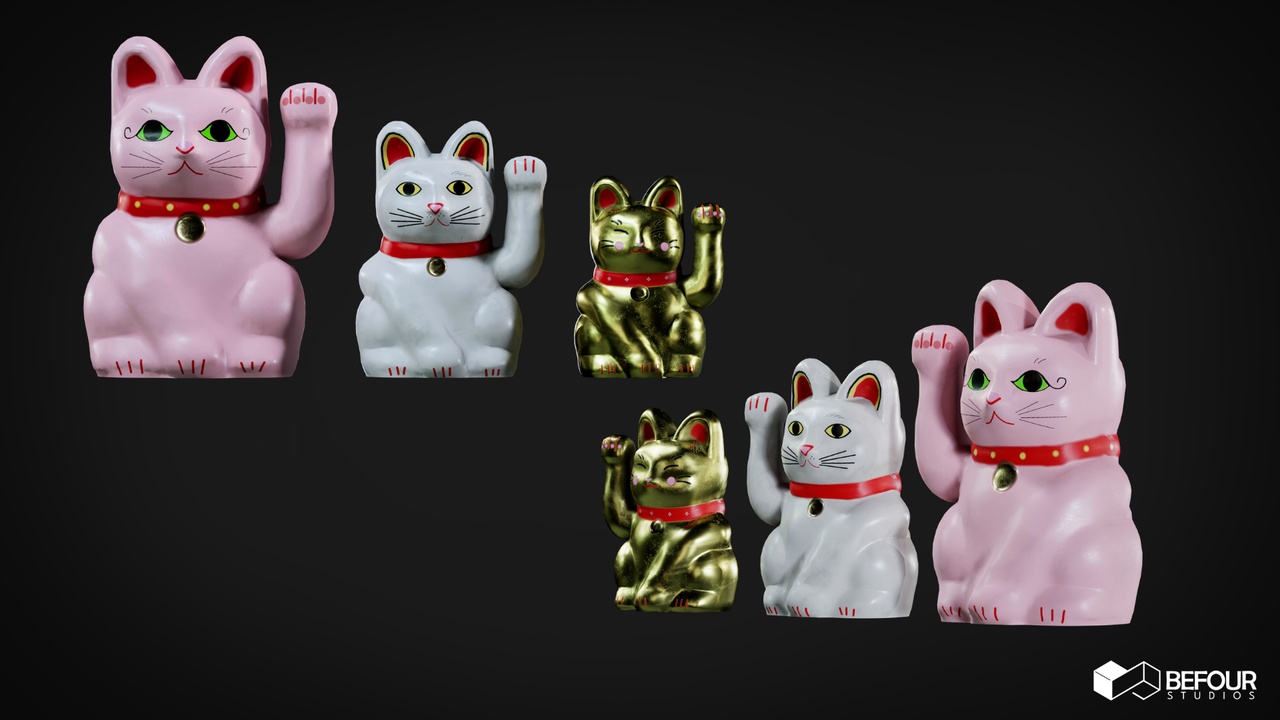 Media 1 for listing Cat Decor - Japanese Lucky Cat