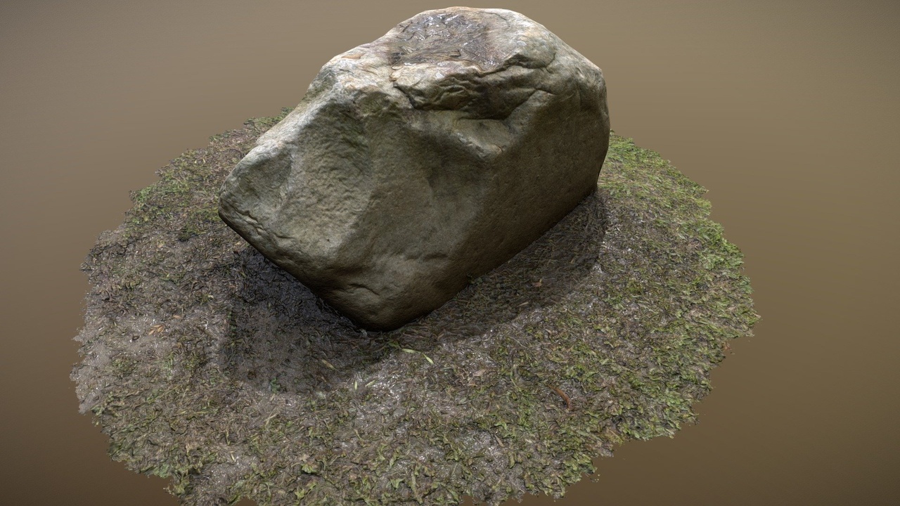 Media 1 for listing Low poly Photogrammetry Rock