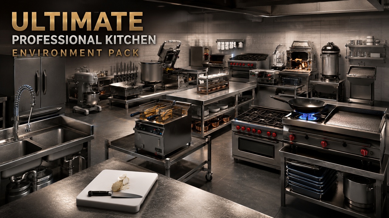 Media 1 for listing Ultimate Professional Kitchen Environment Pack