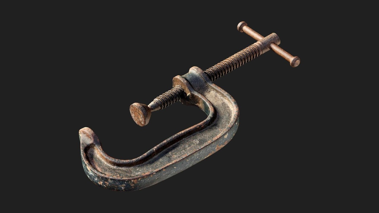Rusty Metal Clamp 제품 등록을 위한 미디어 1개