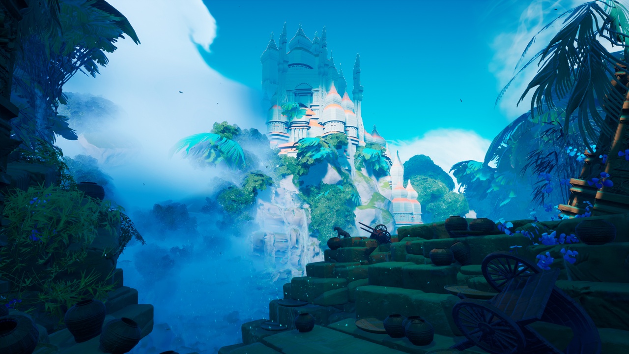 Media 1 for listing Limestone Temple with Waterfalls Asset Pack