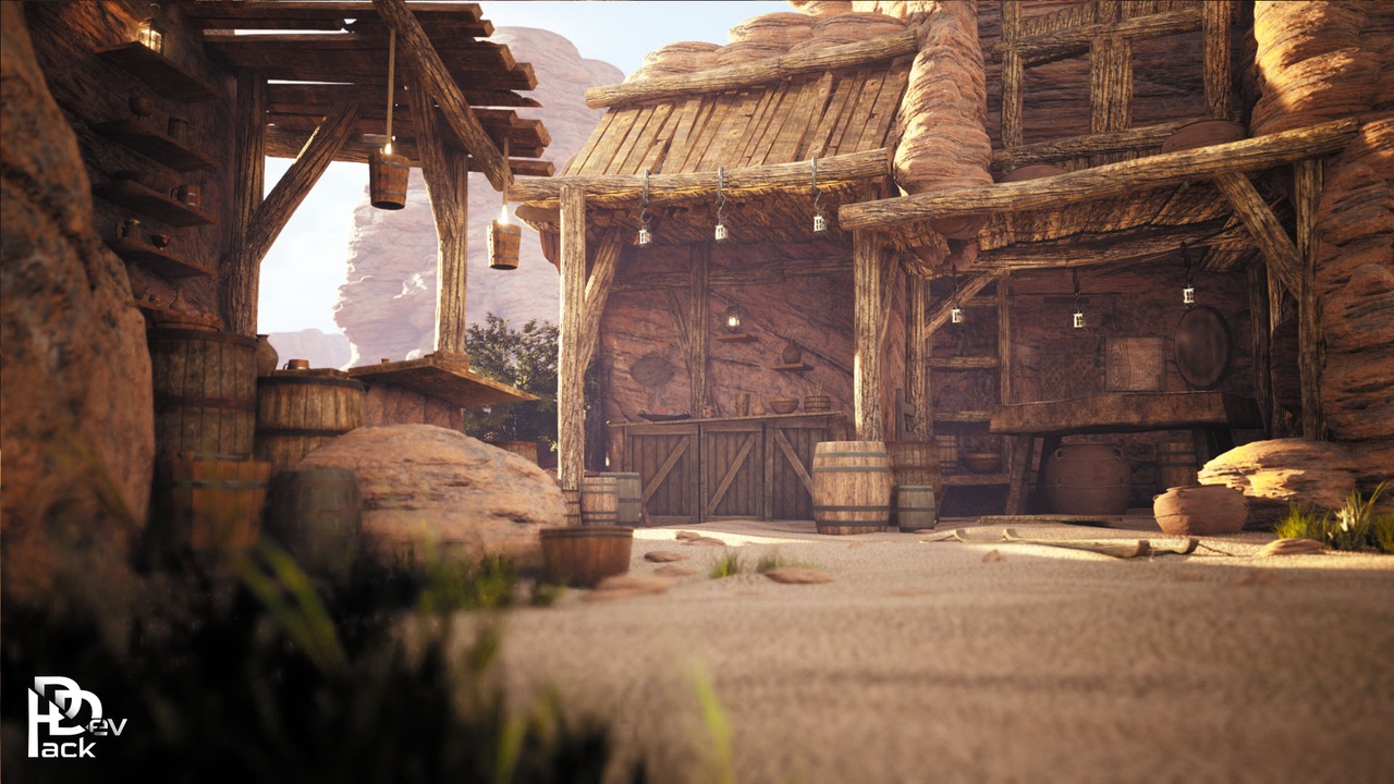 商品 Medieval Carpenter Workshop / 55 Assets 的媒体 1