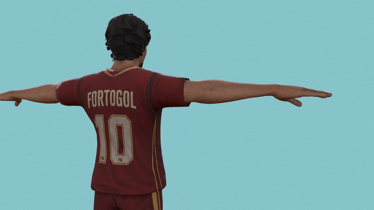 Media 1 for listing Low Poly Soccer Player