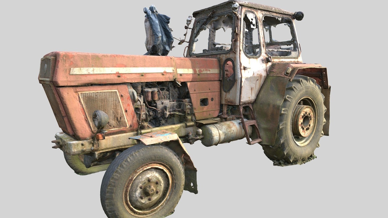 Media 1 for listing Old Red Tractor