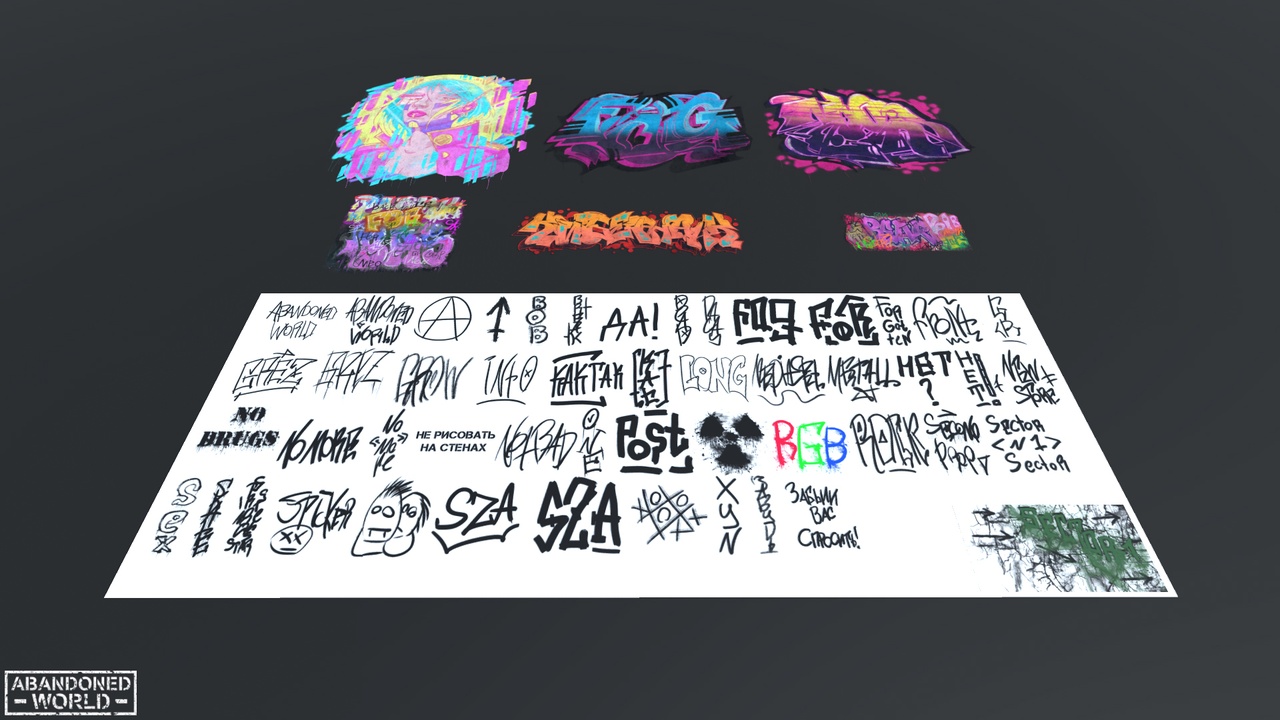 Media 1 for listing Graffiti Tag Pack Decals II