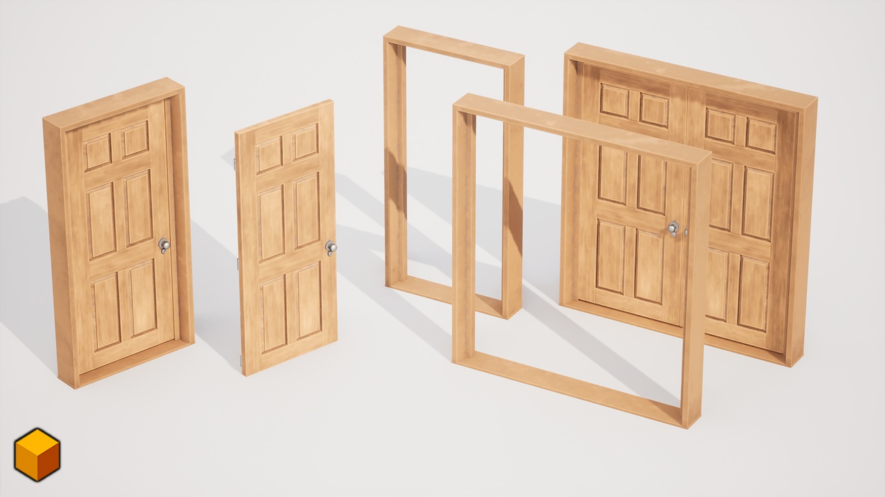 Buildings Vol.2 - Residential Doors 제품 등록을 위한 미디어 1개