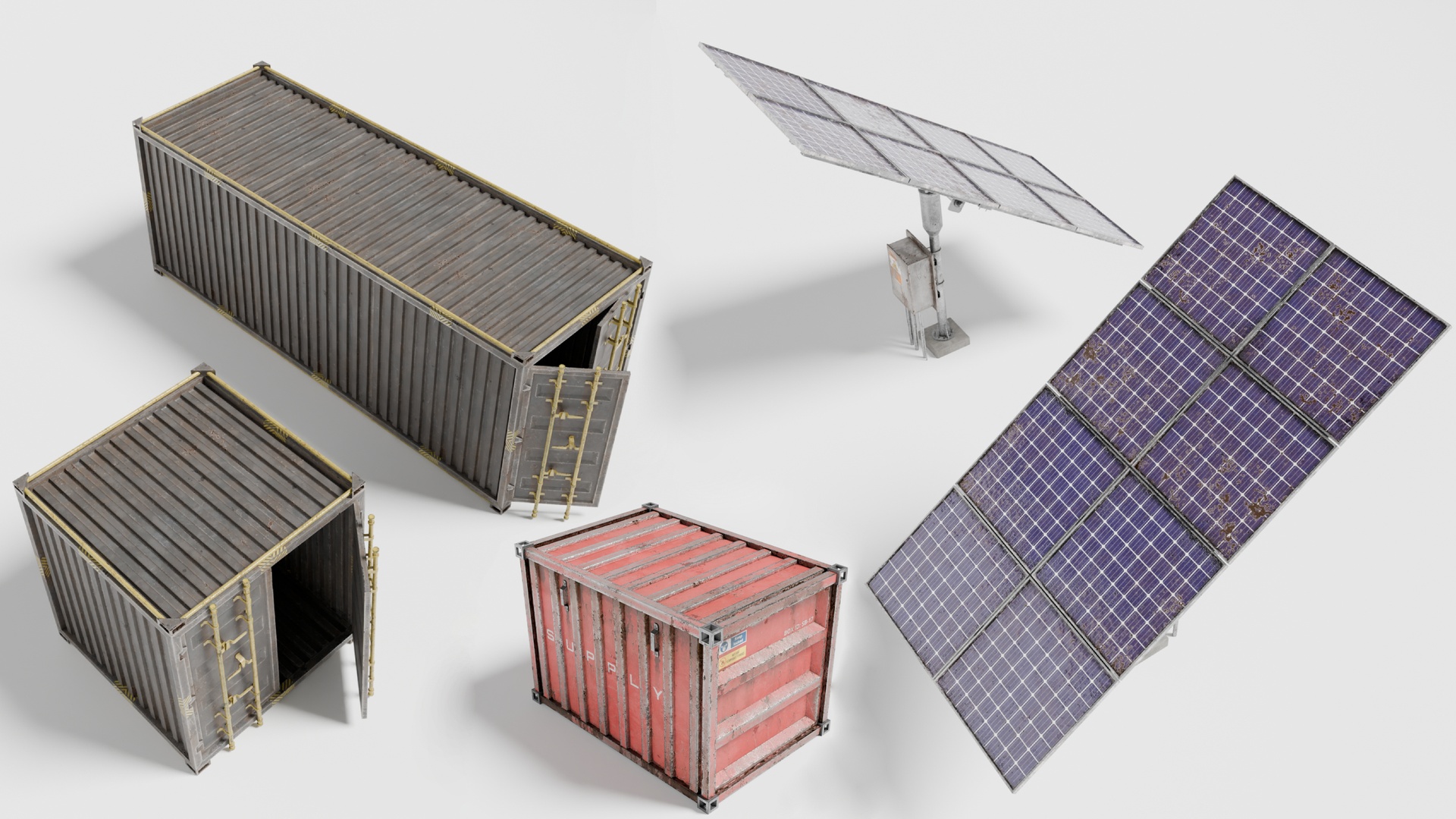 Media 1 for listing City Asset Pack – 100+ Urban Props, Modular Systems & Foliage