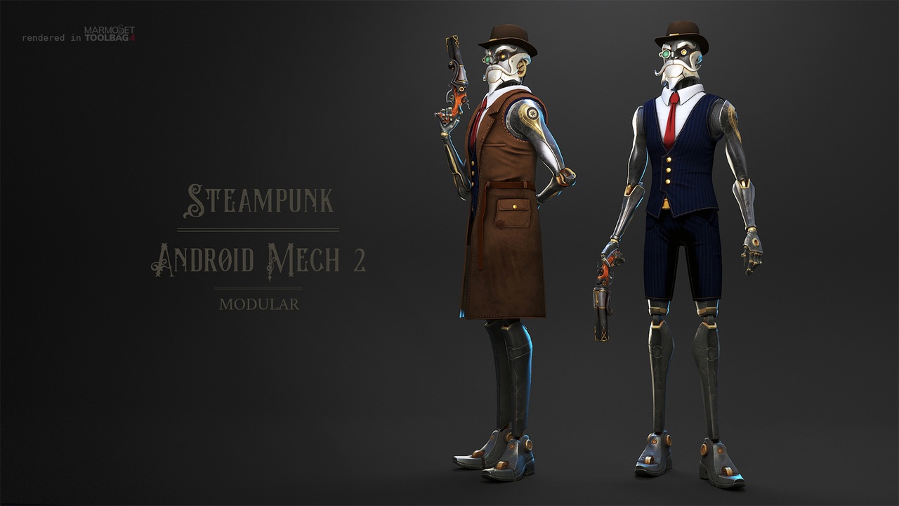 Media 1 for listing Steampunk Android 2