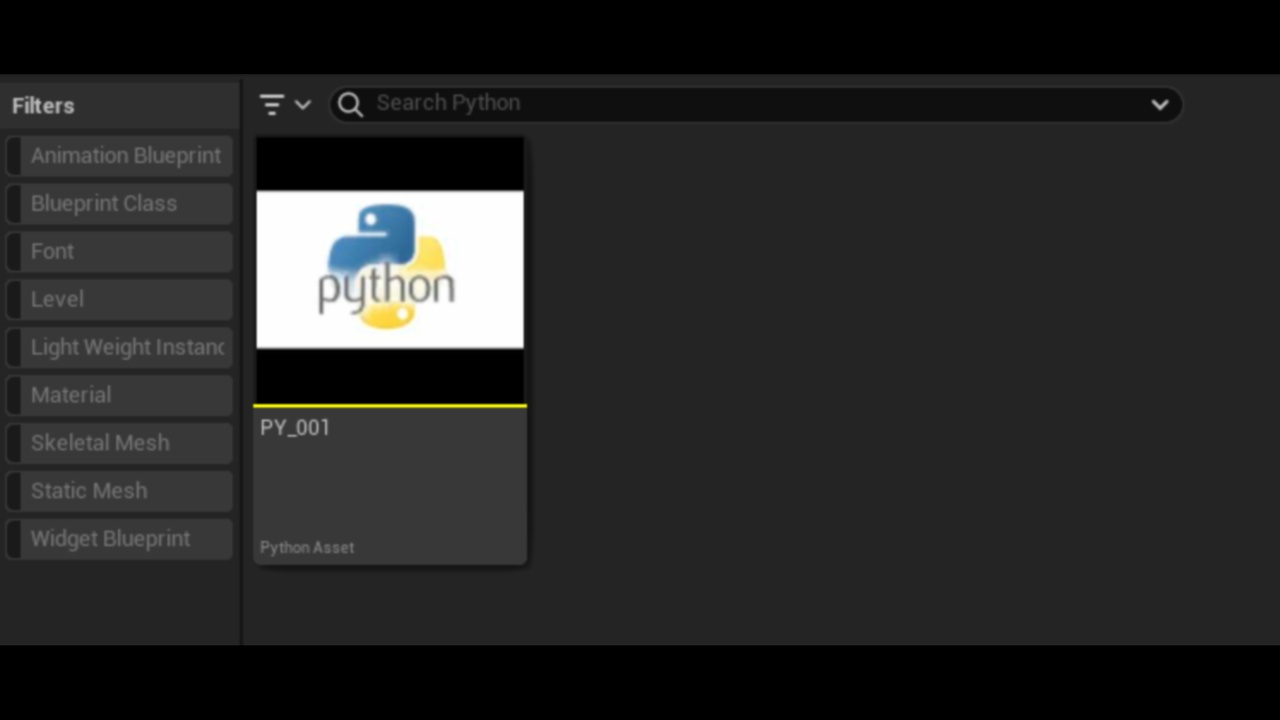 PythonAsset 제품 등록을 위한 미디어 1개