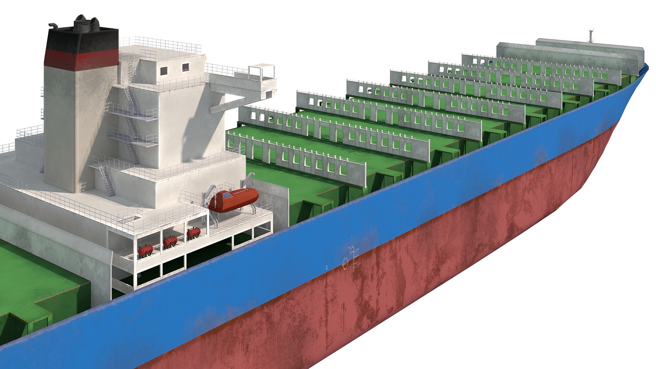 Media 1 for listing Industrial Cargo Ships Pack 01 Low-poly AP