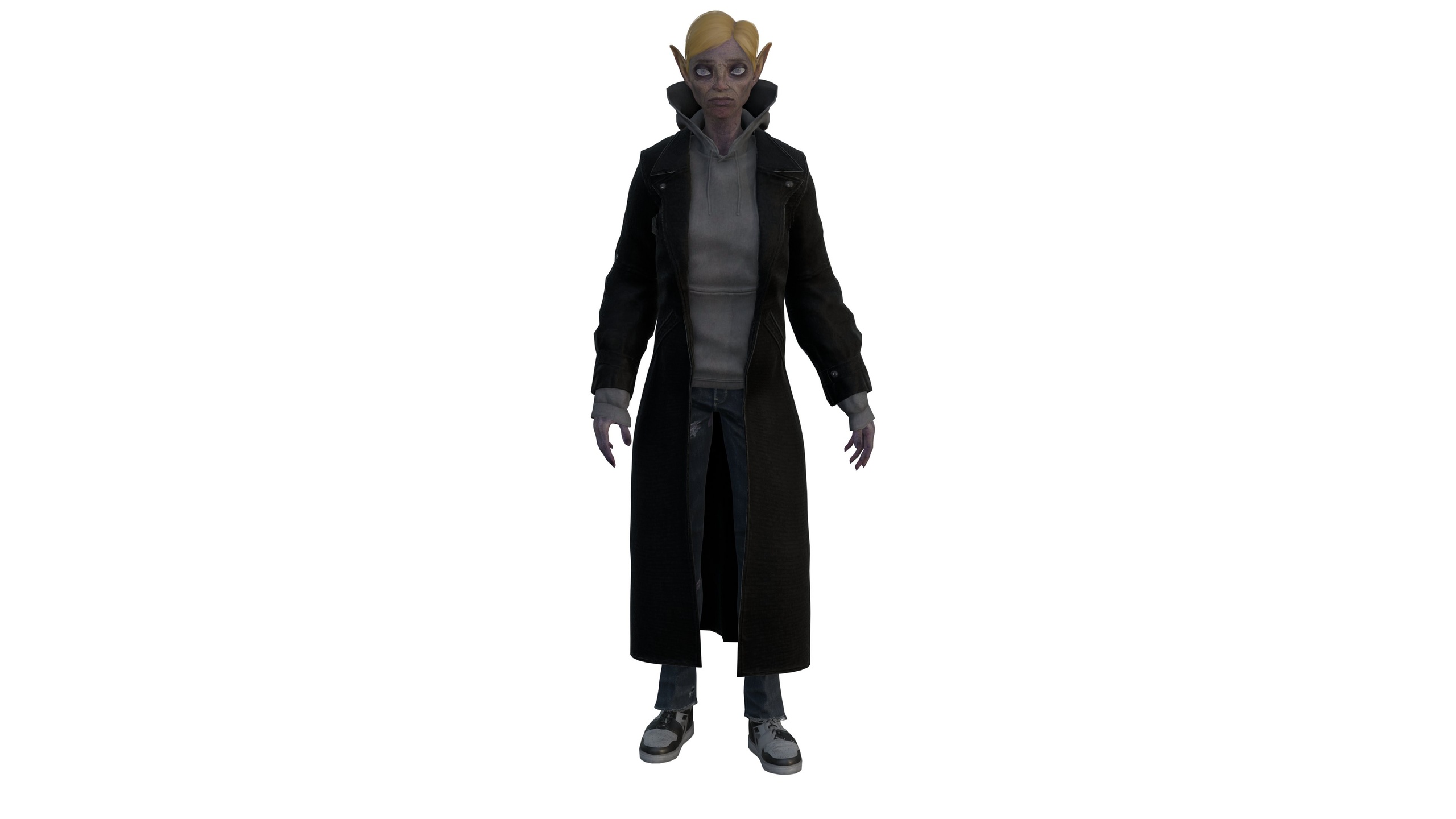 Media 1 for listing Elven Rogue in Dark Trench Coat