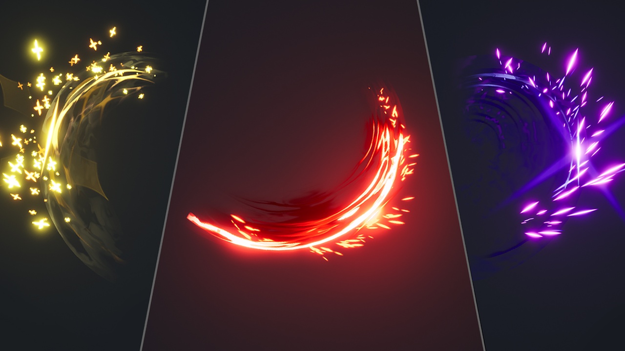 商品 280 Sword Slashes VFX Pack Vol. 1 的媒体 1