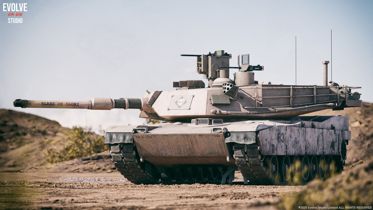 Media 1 for listing Tank M1A2 Abrams Drivable Tank