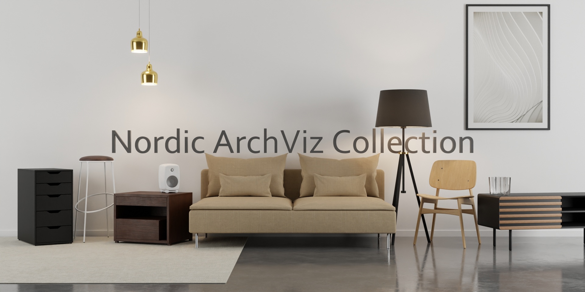 Media 1 for listing Nordic Archviz Collection