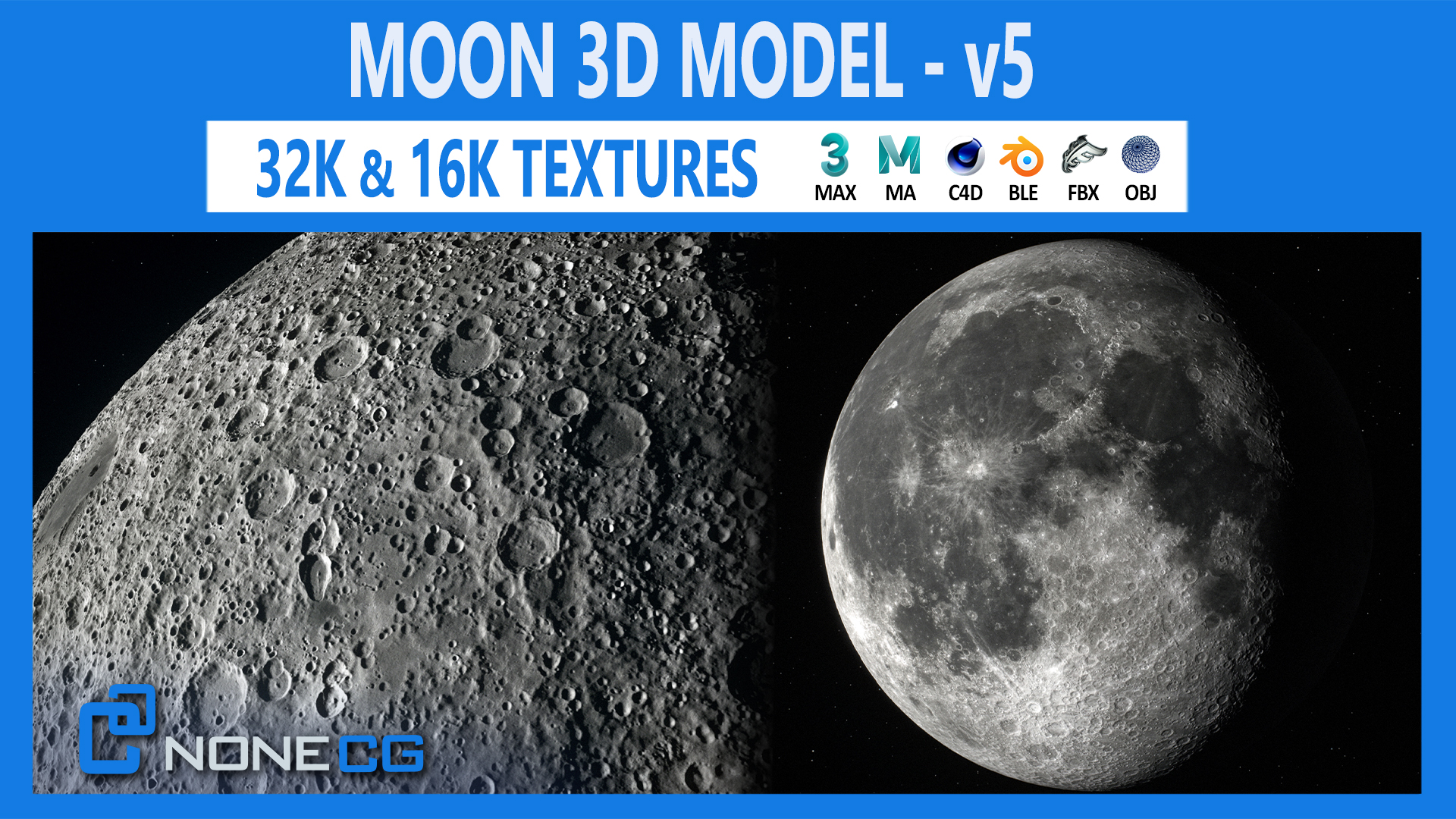 Moon Model v5 | Fab