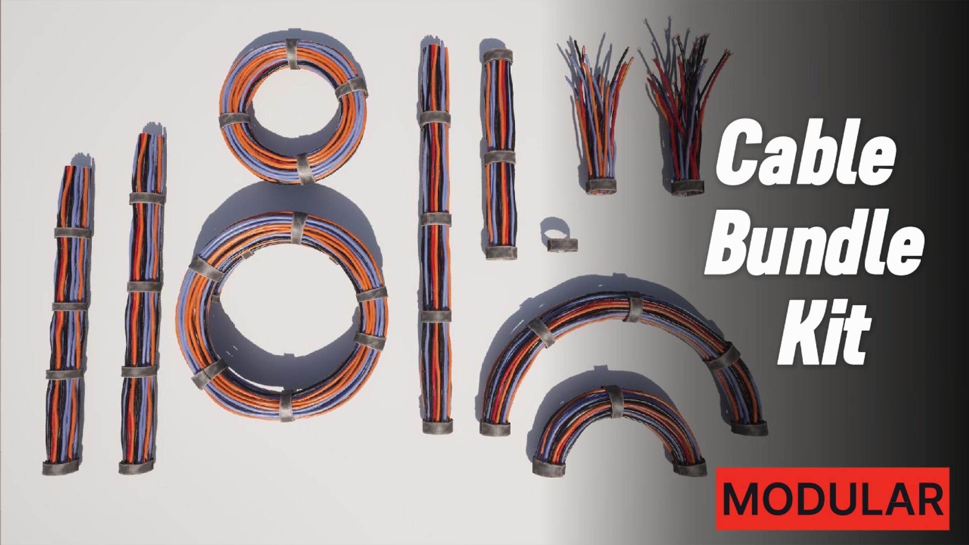 Modular Cable Bundle Kit – Industrial Wiring Set | Fab