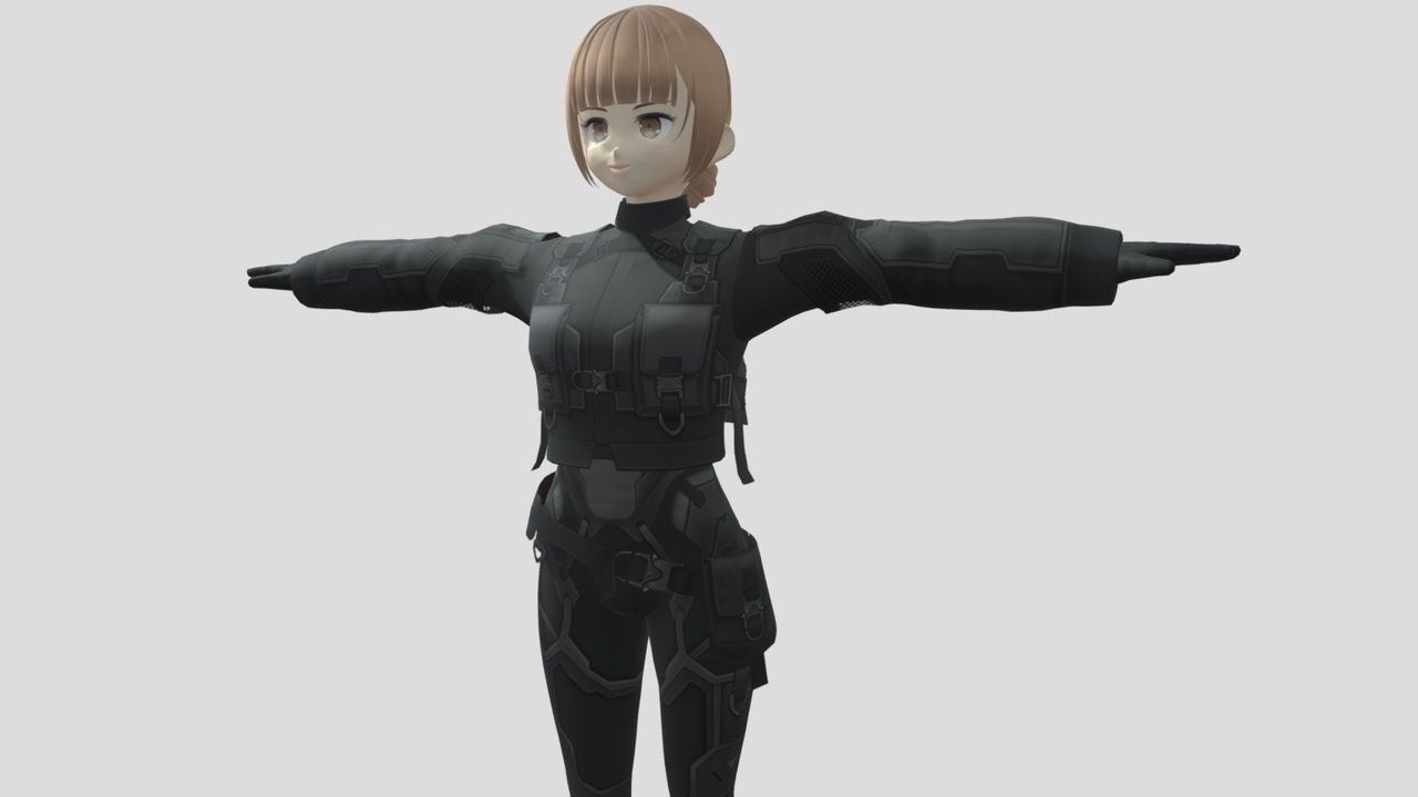 Media 1 for listing 【Anime Character】Armor Female (V3/Unity 3D)