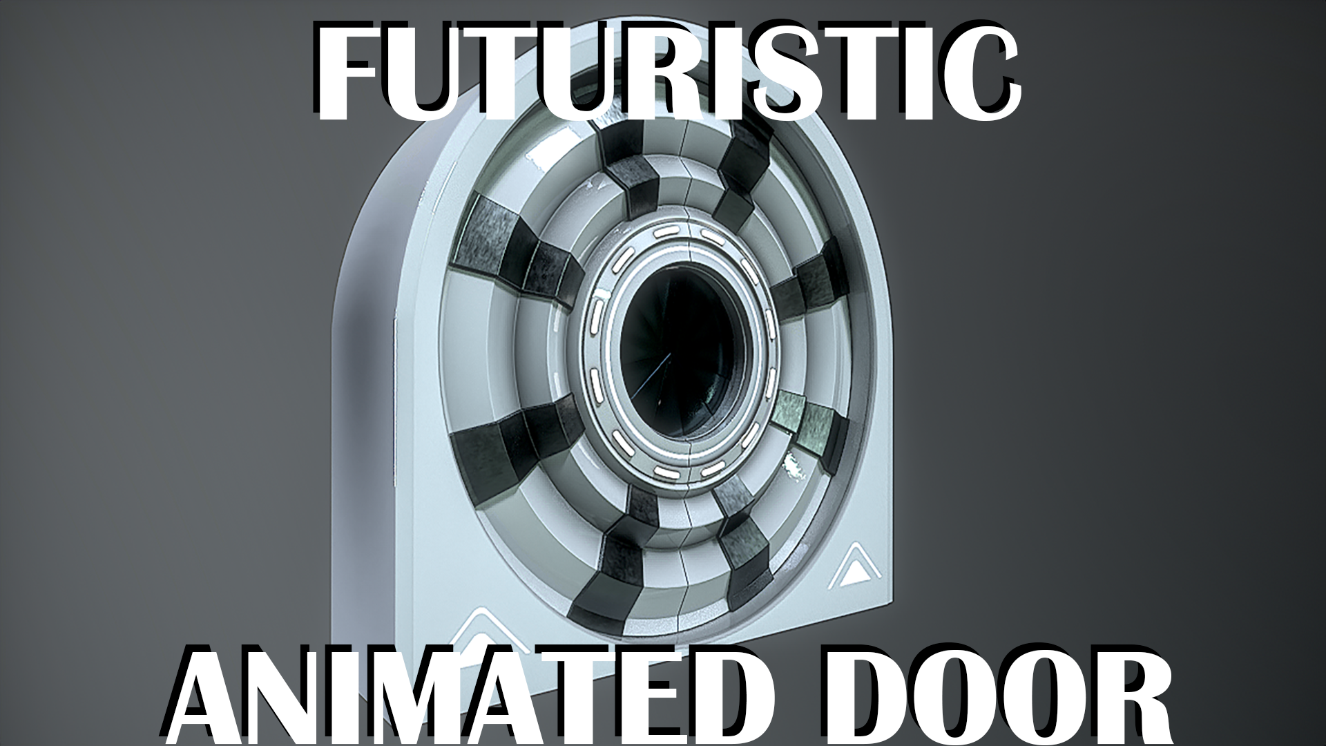 Ultimate Futuristic Animated Door Sci-fi | Fab