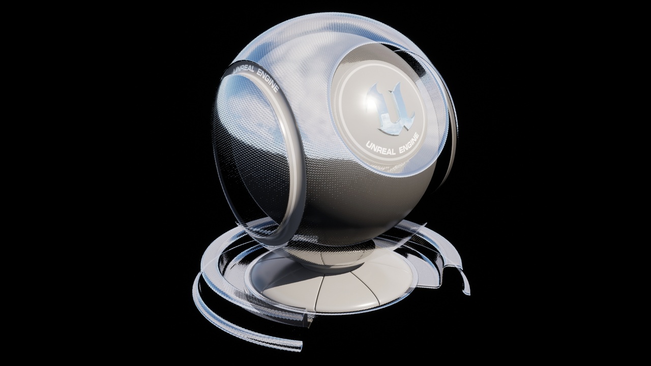 Media 1 for listing Realistic Glass Material - High-Quality PBR Texture