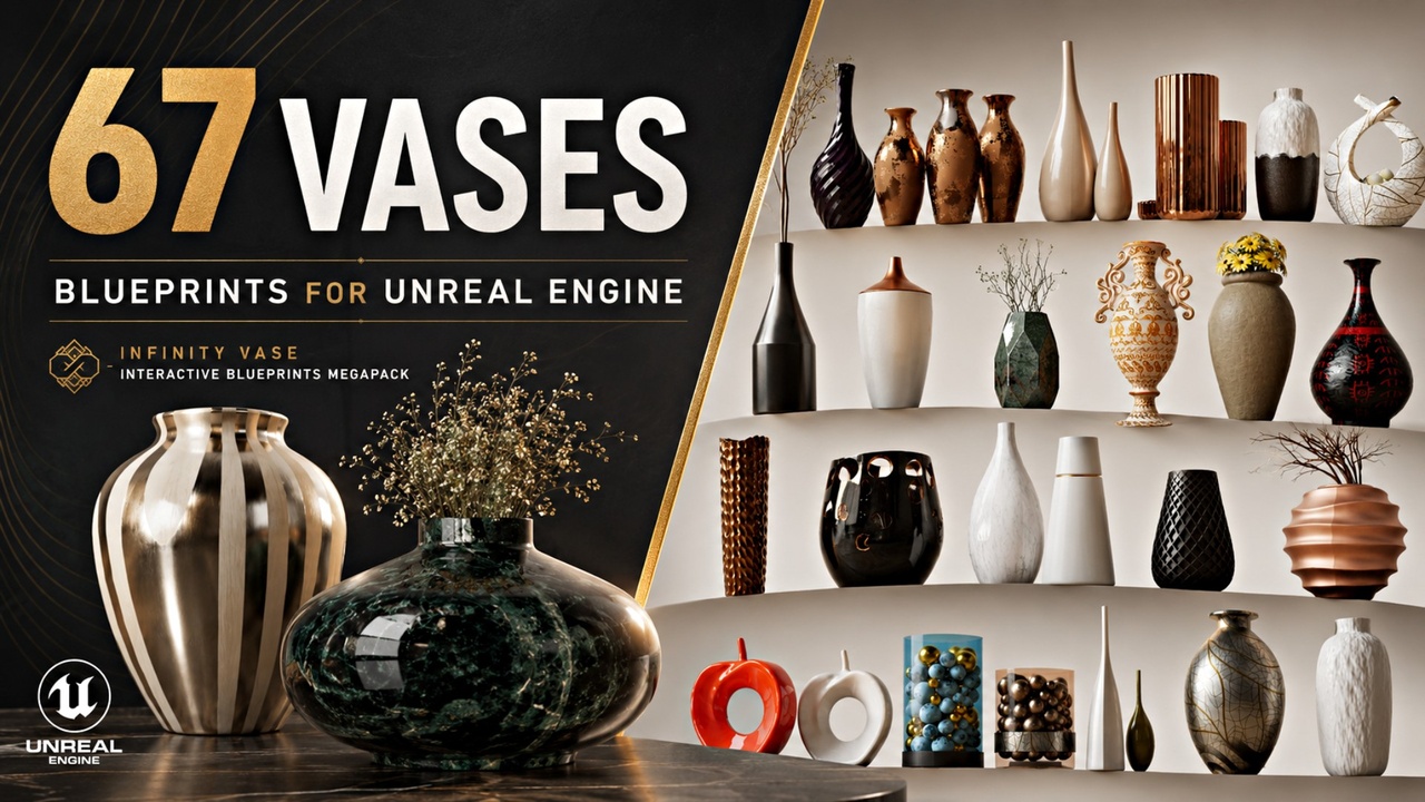 Media 1 for listing Infinity Vase Decor Megapack