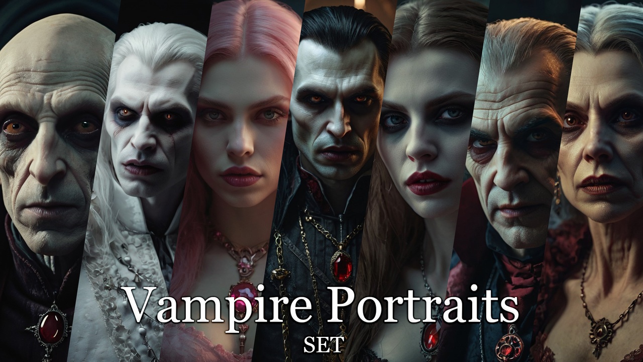 Media 1 for listing Vampire Portraits