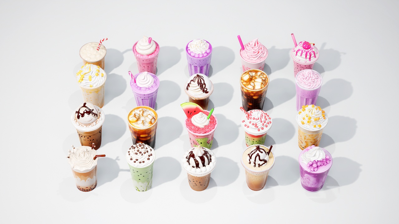 Media 1 for listing Drink beverage tea ice cream milk