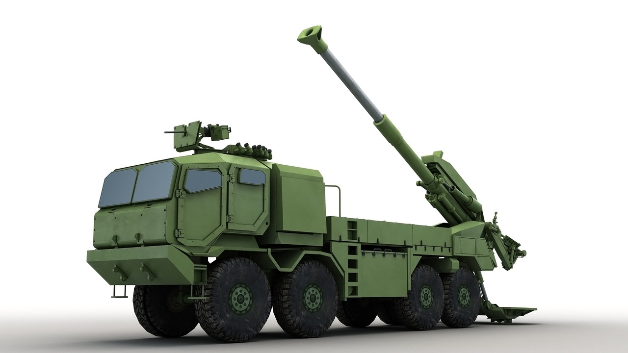 Media 1 for listing Modern Truck-mounted Cannon Howitzer