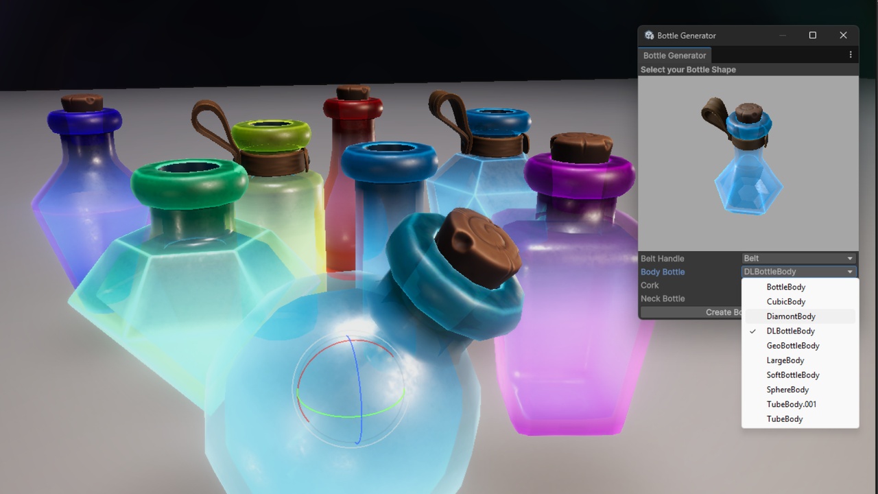 Stylized Bottle Generator | Fab
