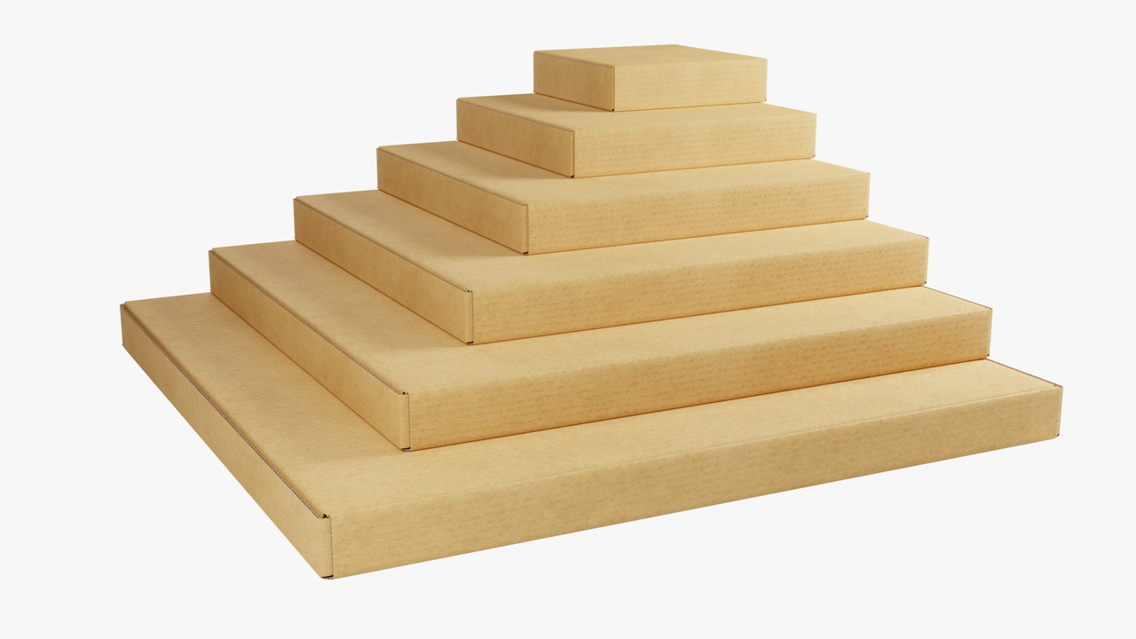 Media 1 for listing Pizza Boxes Mockup - Kraft Paper