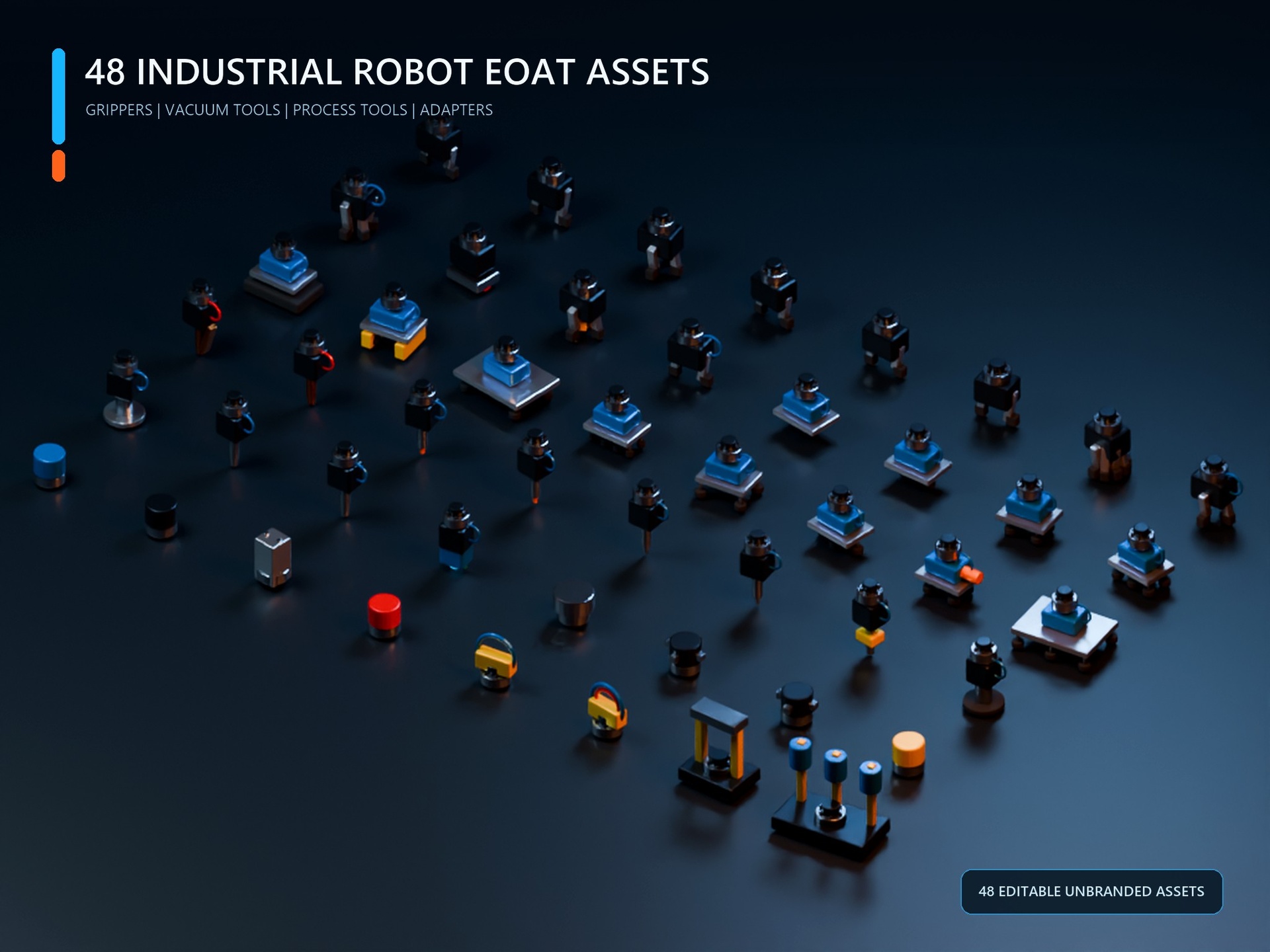 Industrial Robot Automation Vision Bundle - 144 Assets | Fab