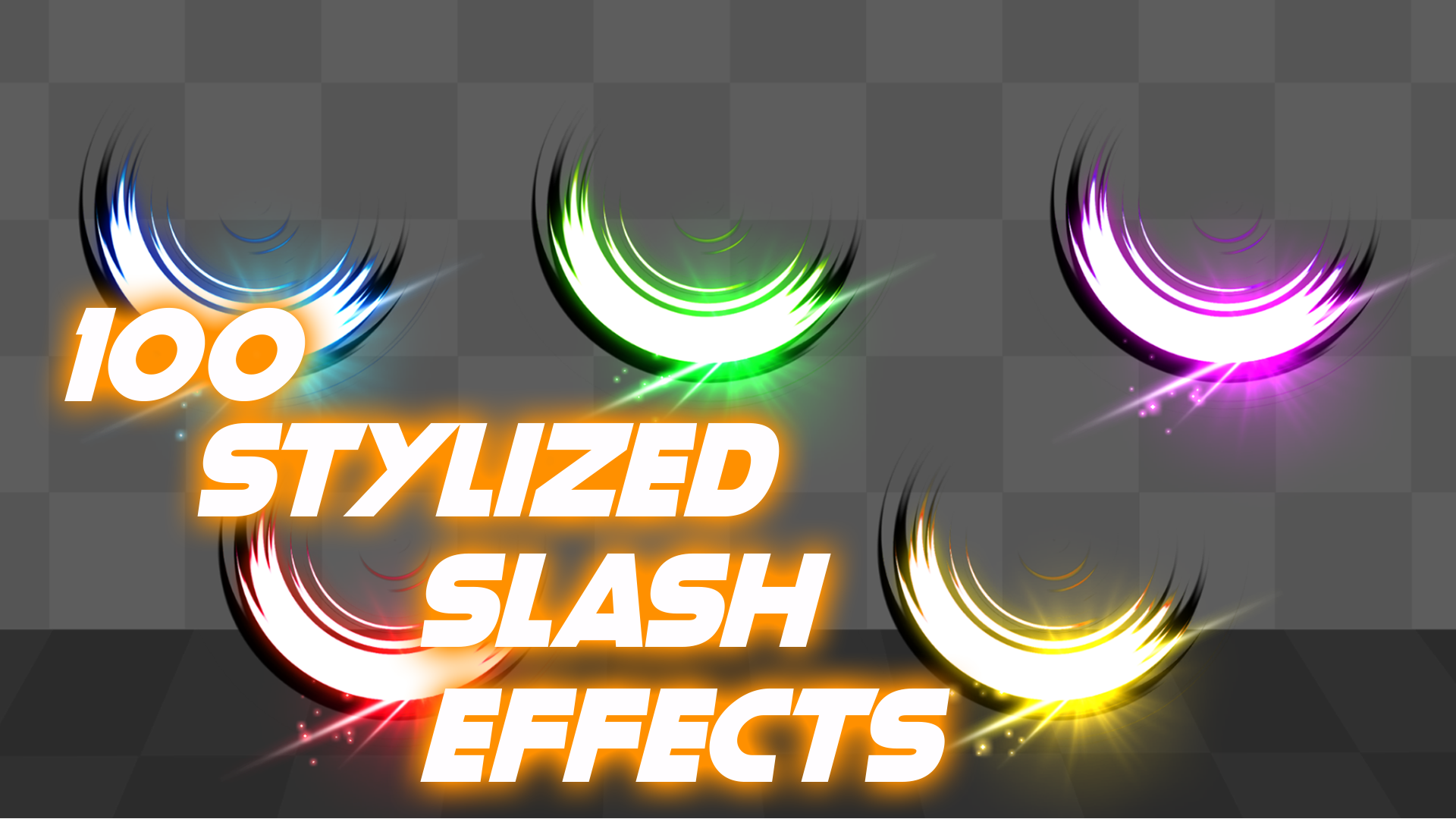 Slash Comic Effect Stylized Slash Effect Vol 2 | Fab