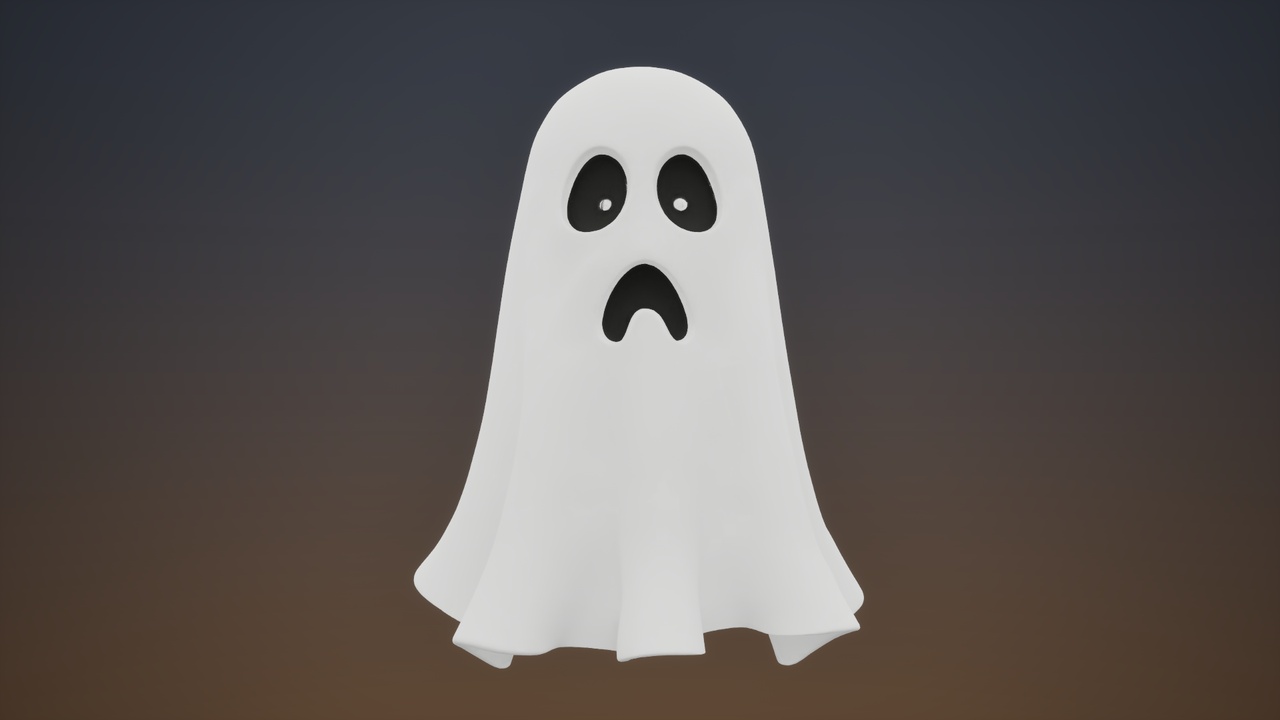 Media 1 for listing Cartoon Ghost - 01