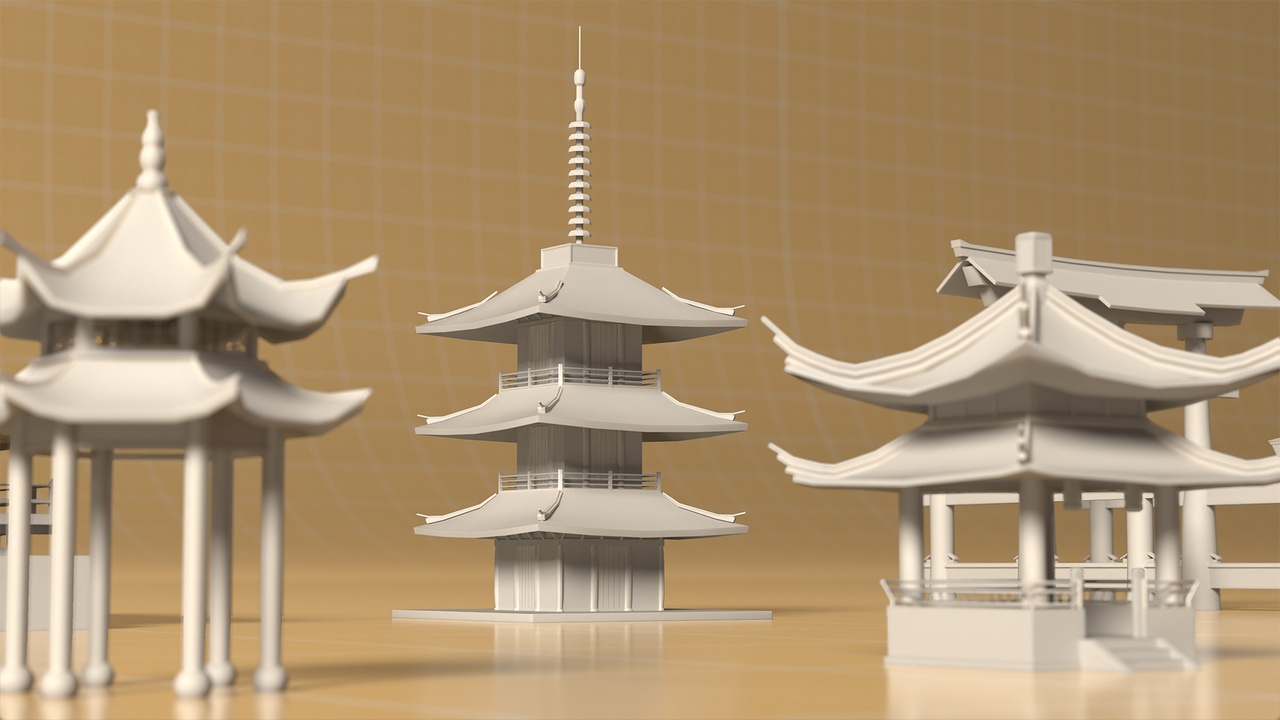 出品Japanese Building Basemeshのメディア1