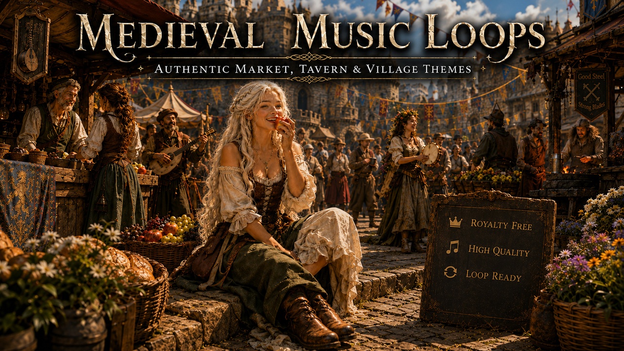 Media 1 for listing Medieval Music Loops - Authentic Market, Tavern and Village Themes