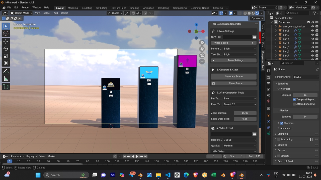 Media 1 for listing 3D Data Comparison Addon