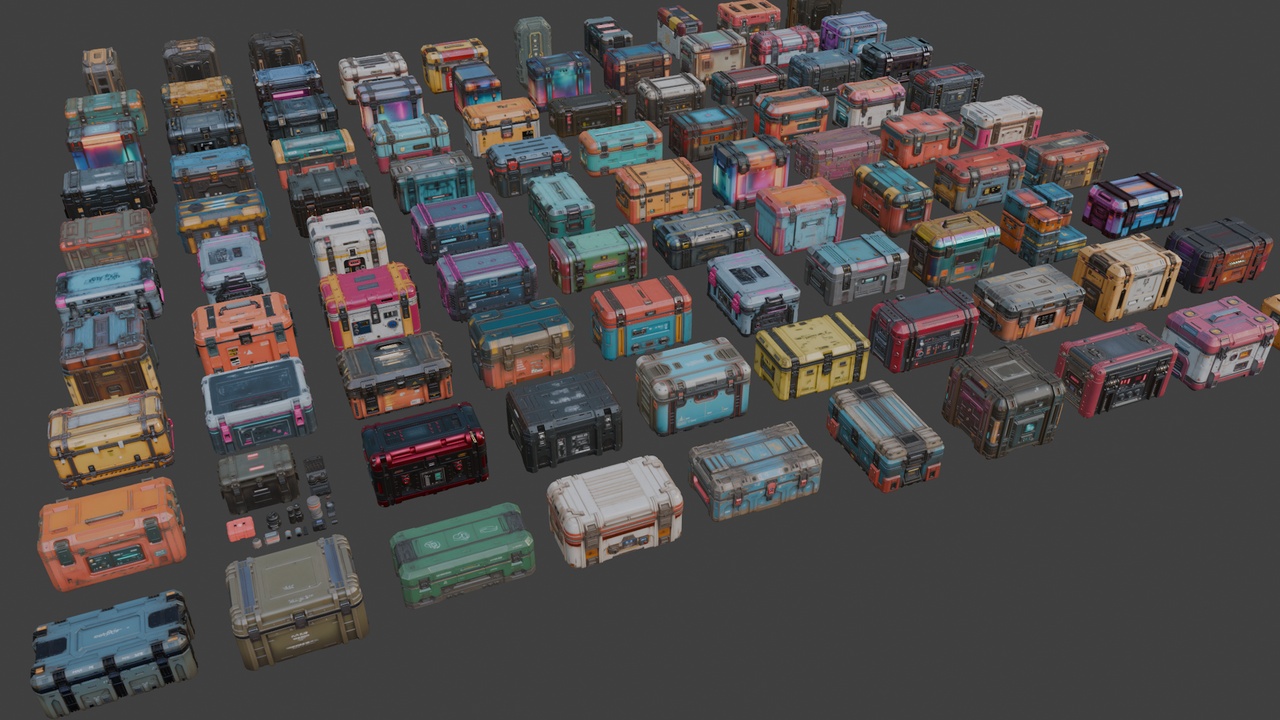 Media 1 for listing Sci-Fi Crates Set