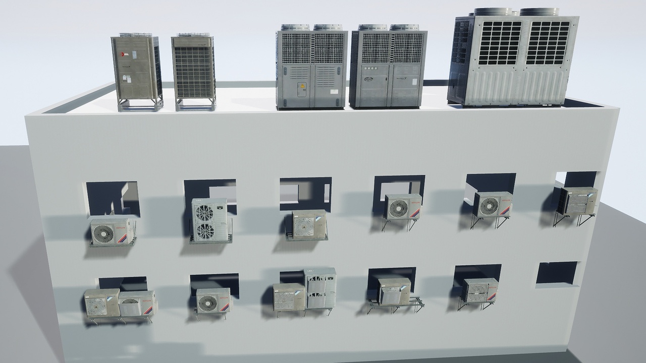 商品 Animated Air Conditioner Set 的媒体 1