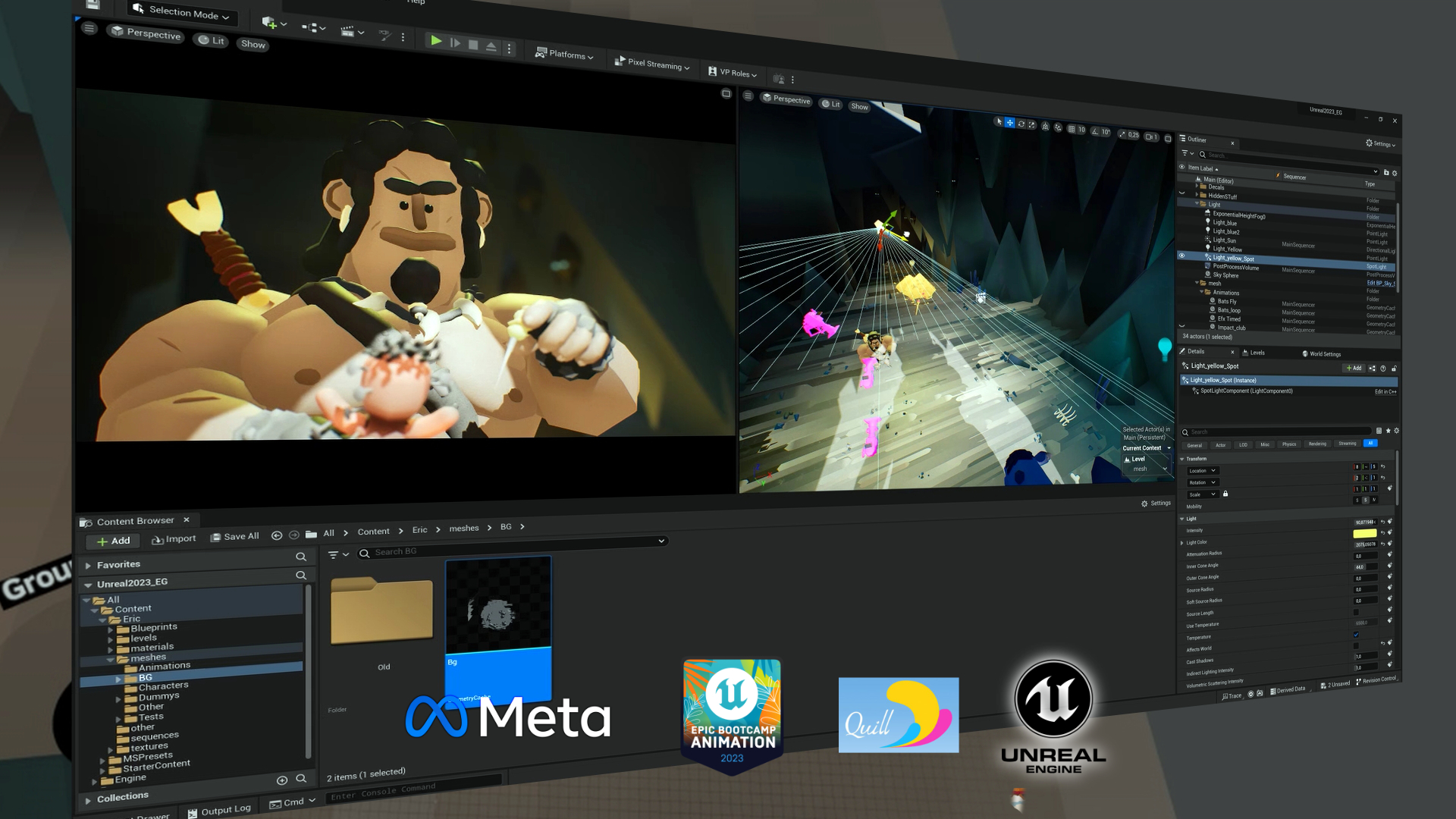 Vr Animation Development Pipeline Quill to Unreal Engine pipeline – VR animation for 3D artist | Fab