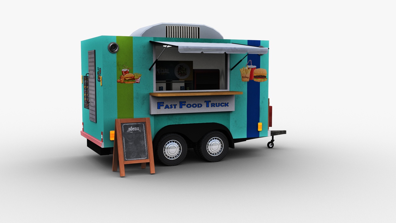 Media 1 for listing Food Truck Lowpoly