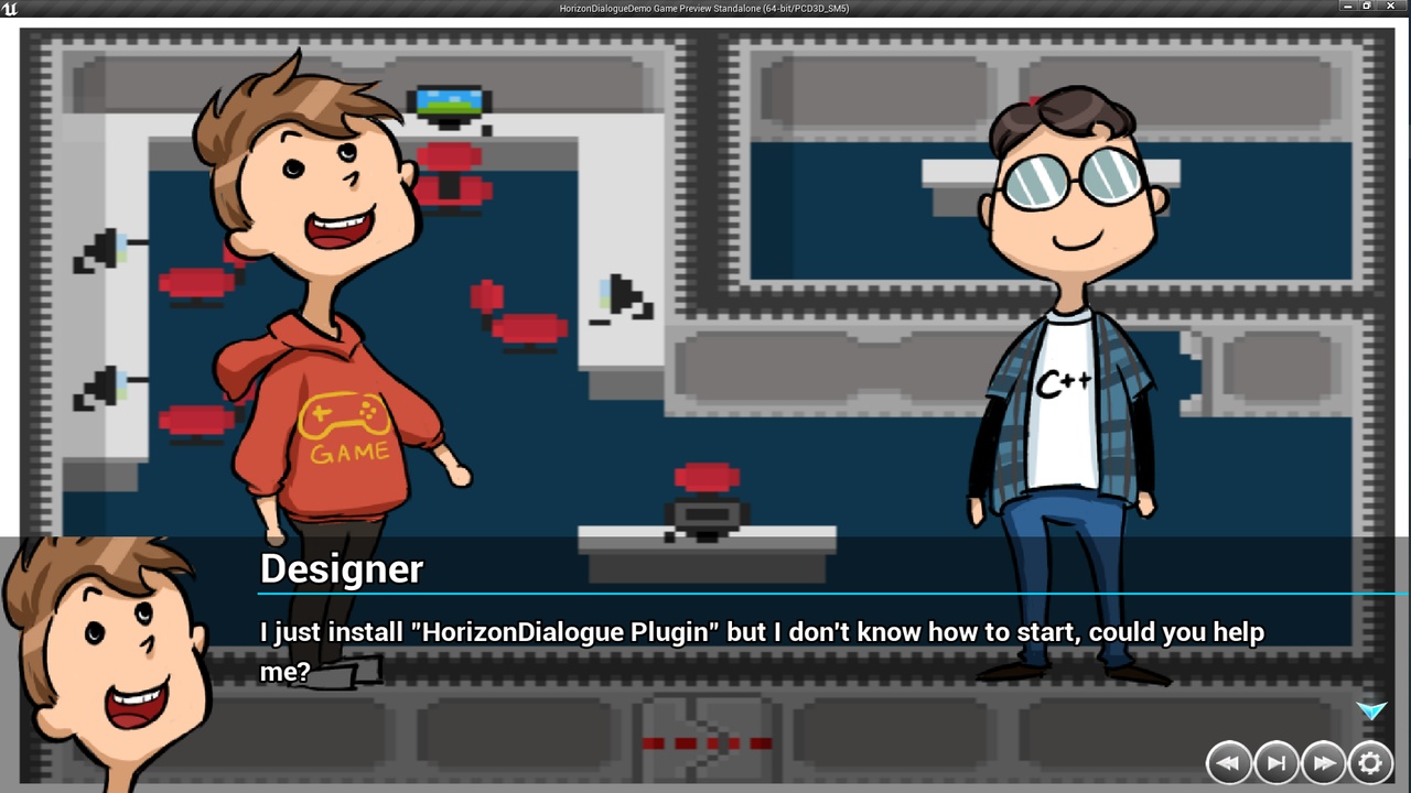 Media 1 for listing Horizon Dialogue ( Horizon UI + Horizon Tween + Horizon Framework Included )