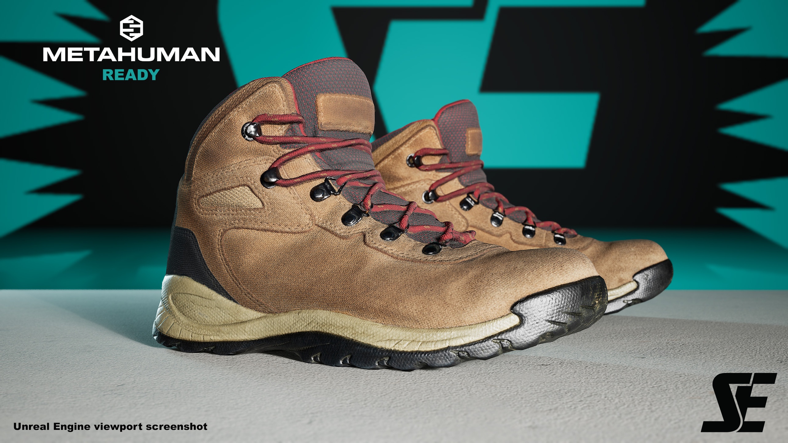 Media 1 for listing MetaHuman Ready Shoes - Boots V5 : Hiking