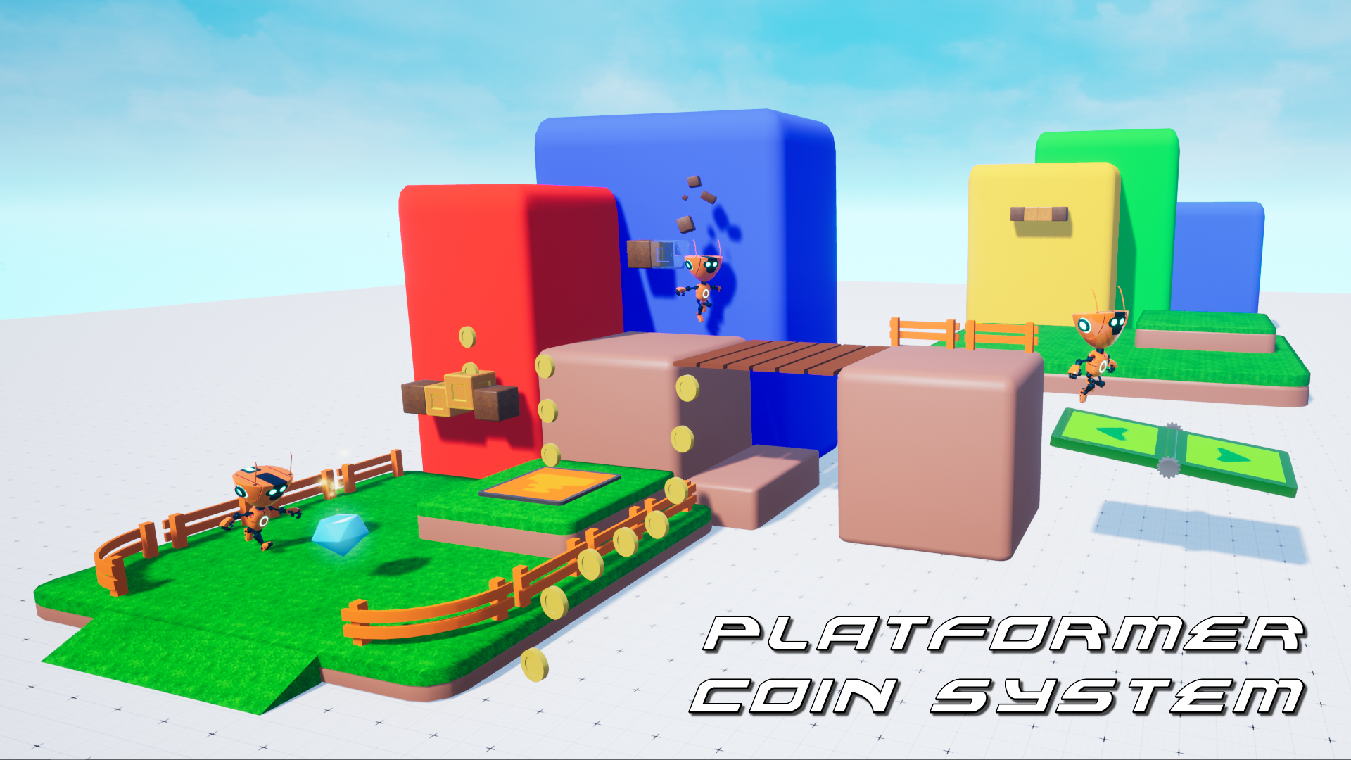 Interactive Coin System [Platformer Game Kit] | Fab
