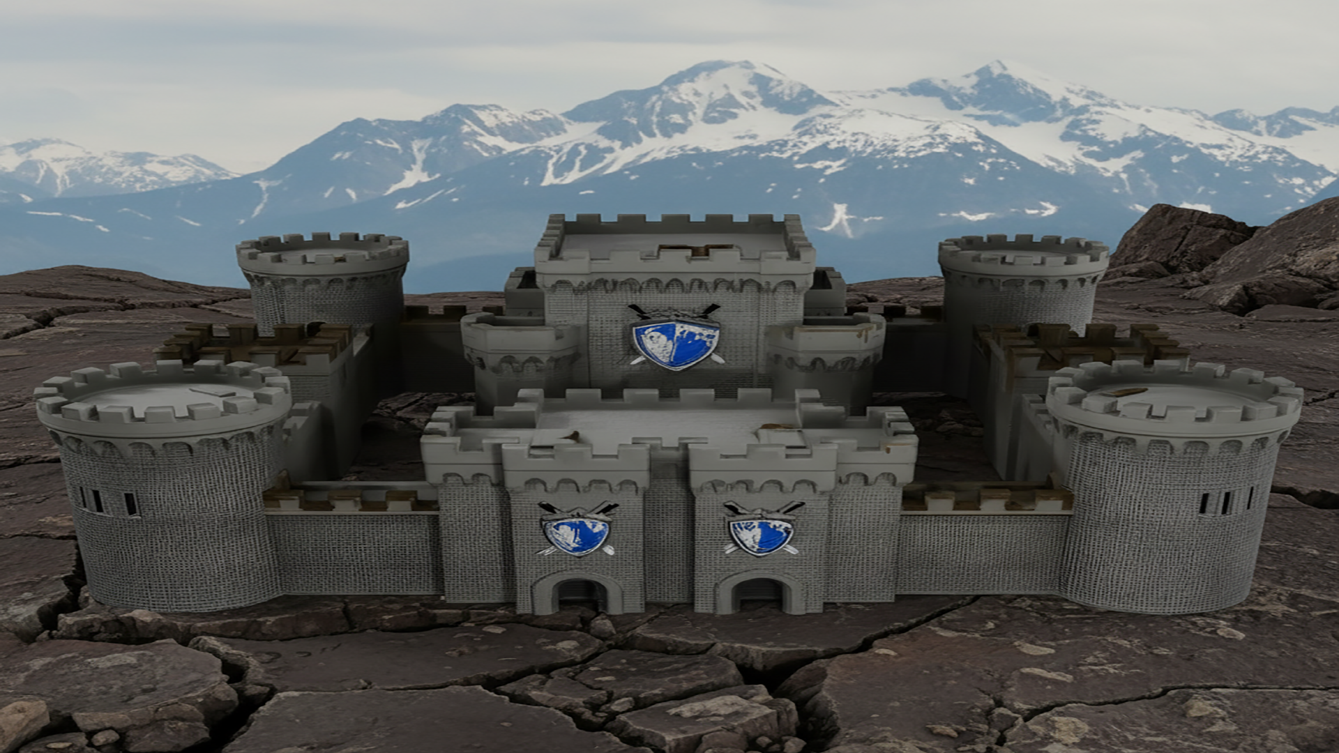 Medieval Stone Fortress Castle 3D Model | Fab