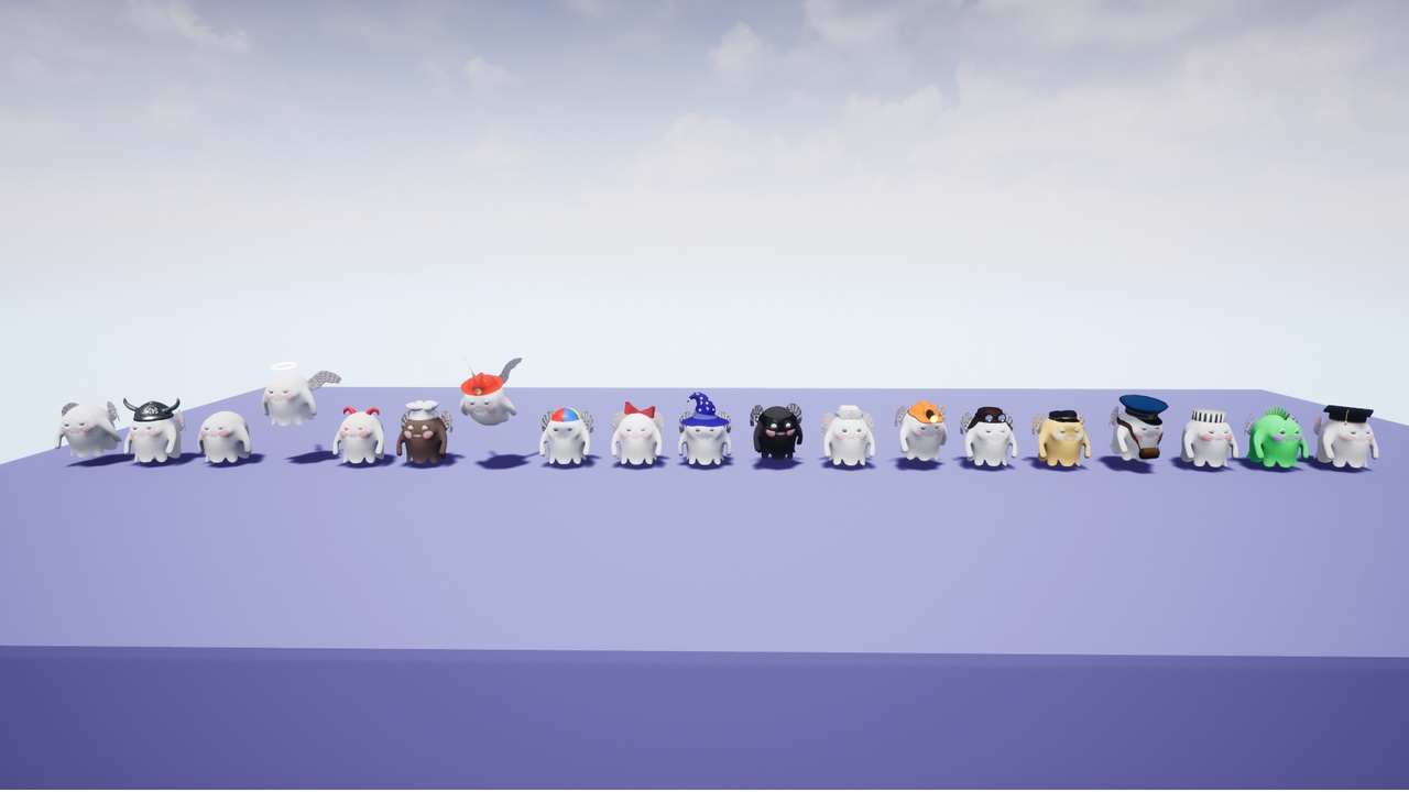 Media 1 for listing Ghosty Angels Character Pack