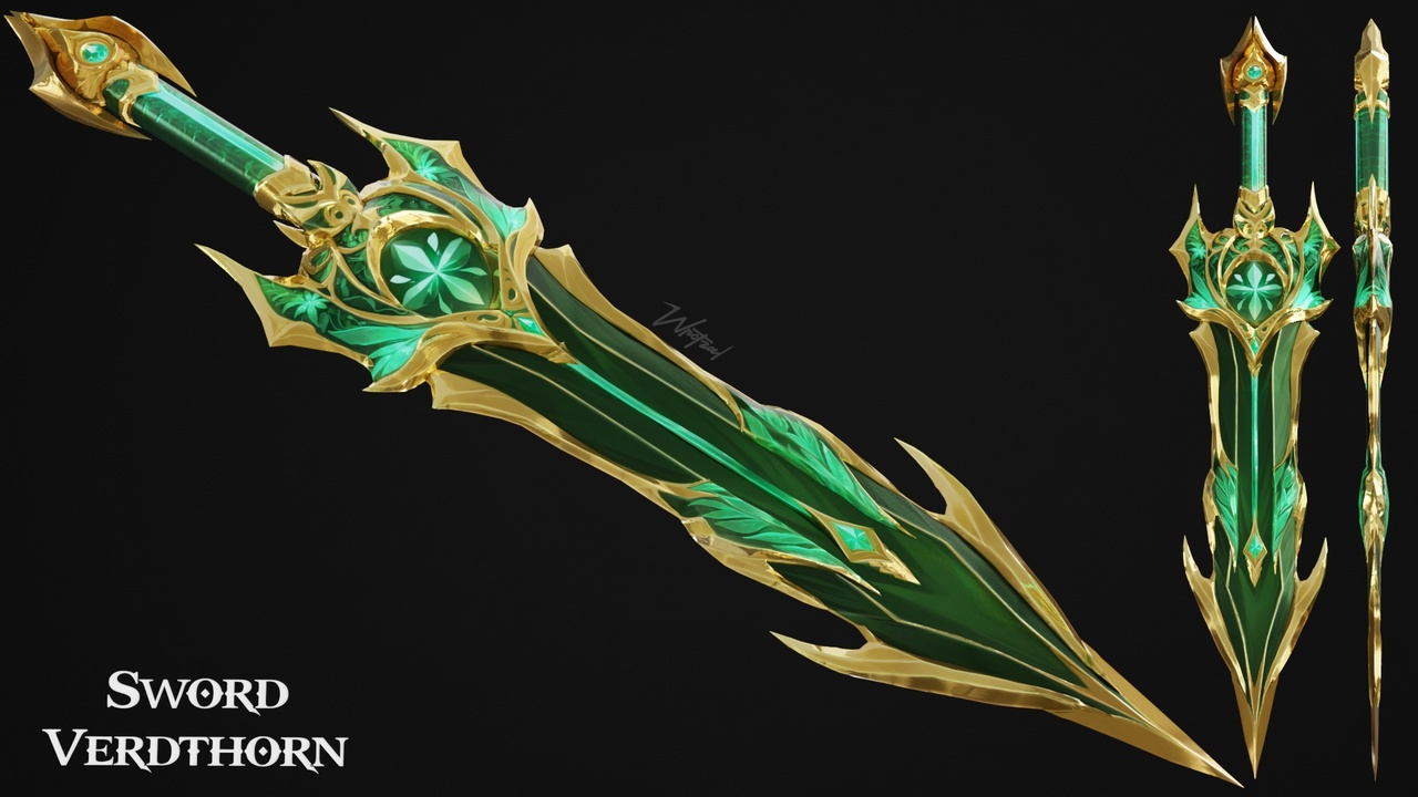 Media 1 for listing Sword Verdthorn [Stylized Fantasy]