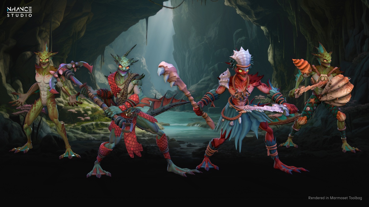 Media 1 for listing Stylized Fantasy Deep Sea Hunter