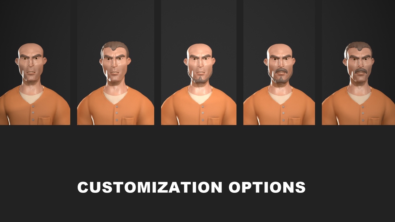 Stylized Prisoner 제품 등록을 위한 미디어 1개