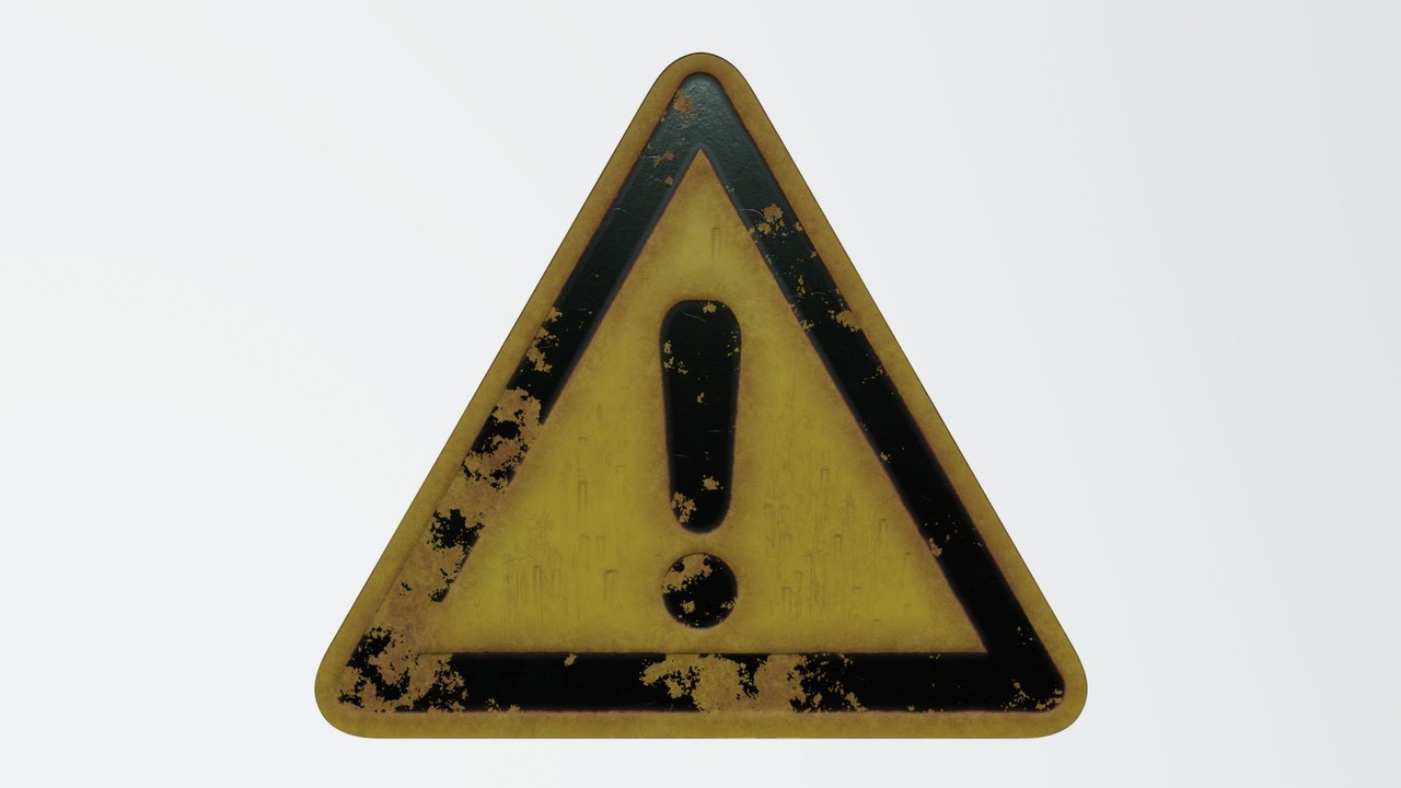 Media 1 for listing Warning Sign Pack | 8 Game Ready Materials